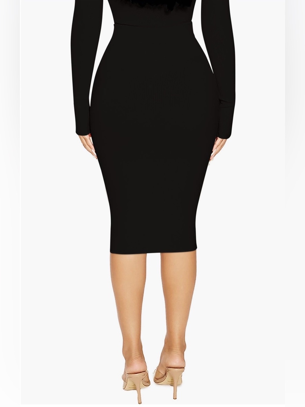 Naked Wardrobe
The Get Snatched
Midi Skirt